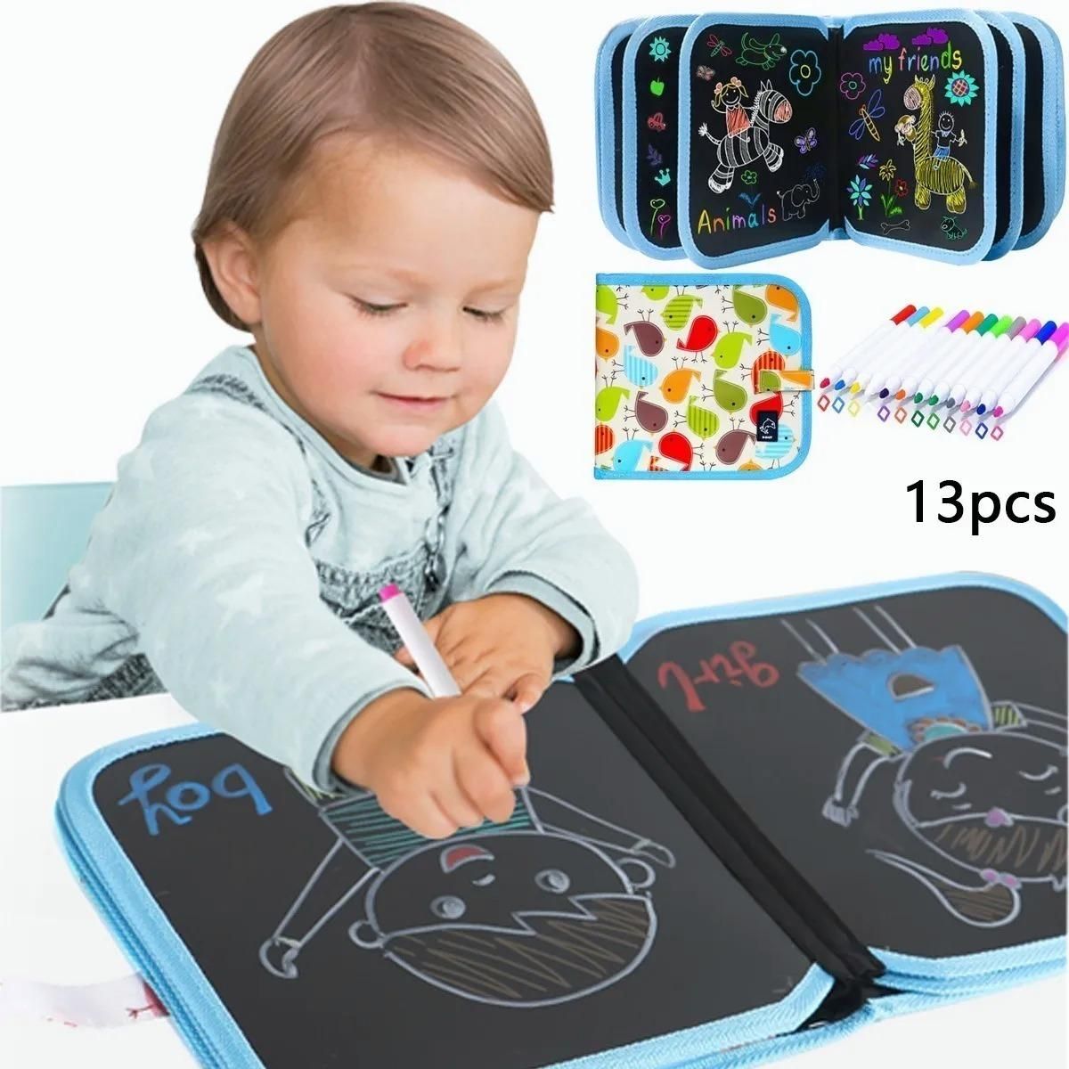 GENERICO - Pizarra mágica lavable para niños creatividad sin límites