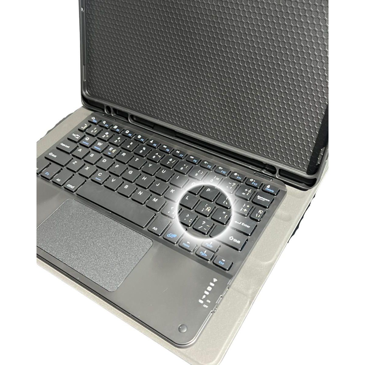 GENERICO - Funda con Teclado Bluetooth y Touchpad para Tab 124