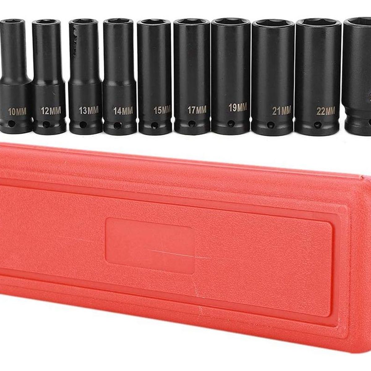 GENERICO - Juego de Vasos Hexagonales de Impacto 10 Piezas 8-24 mm