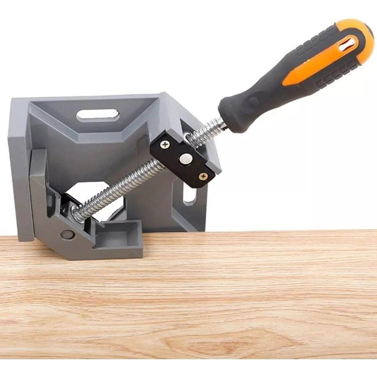 GENERICO - Abrazadera de Ángulo Recto 90° con Ajuste Preciso y Rápido