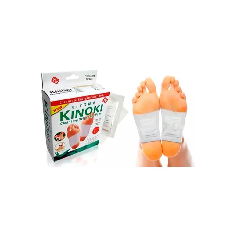 GENERICO - Parches Detox Kinoki Desintoxicantes Para Pies 10 Unidades