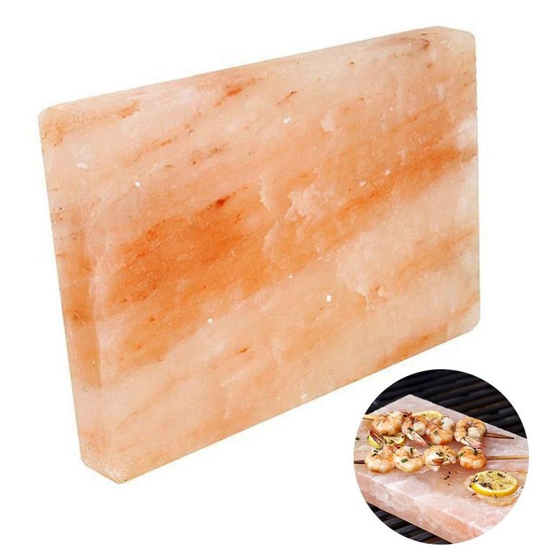 GENERICO - Tabla de Sal Himalaya para Asados y Picoteo en Parrilla