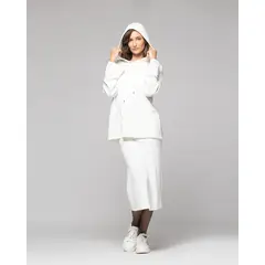 LINEATRE - Sweater Mujer Rosalía Blanco