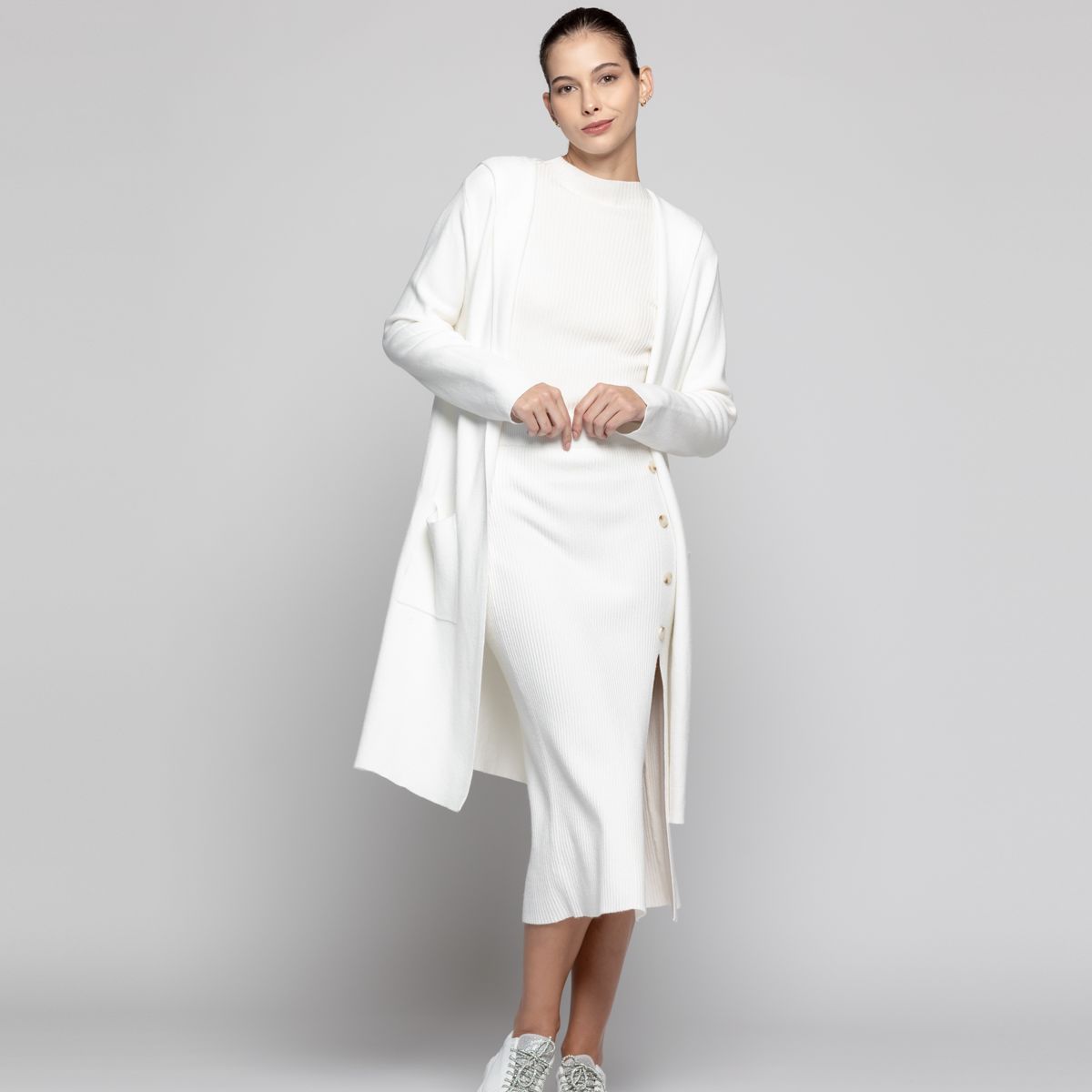 LINEATRE - Sweater Mujer Tiziana Blanco Lineatre