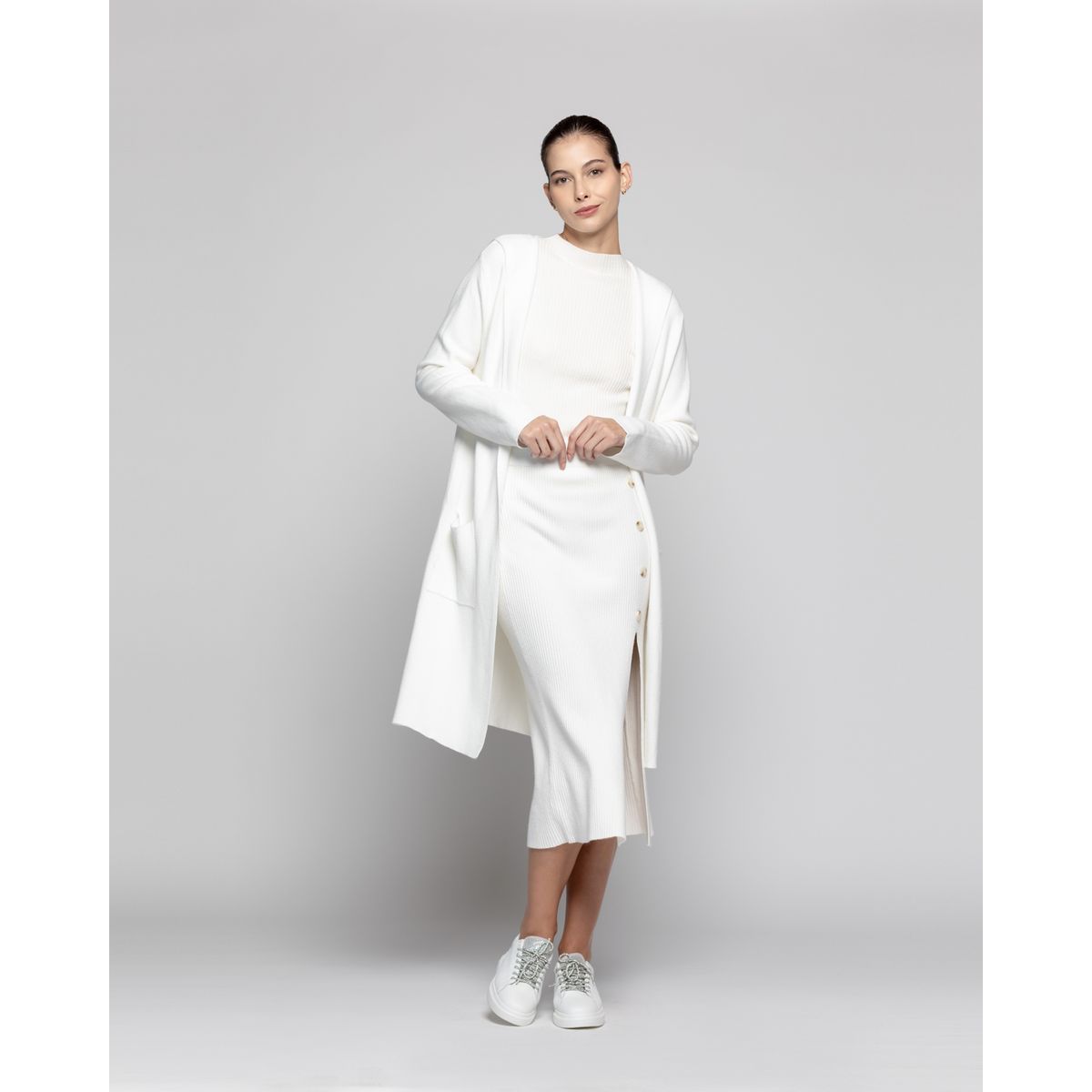 LINEATRE - Sweater Mujer Tiziana Blanco Lineatre