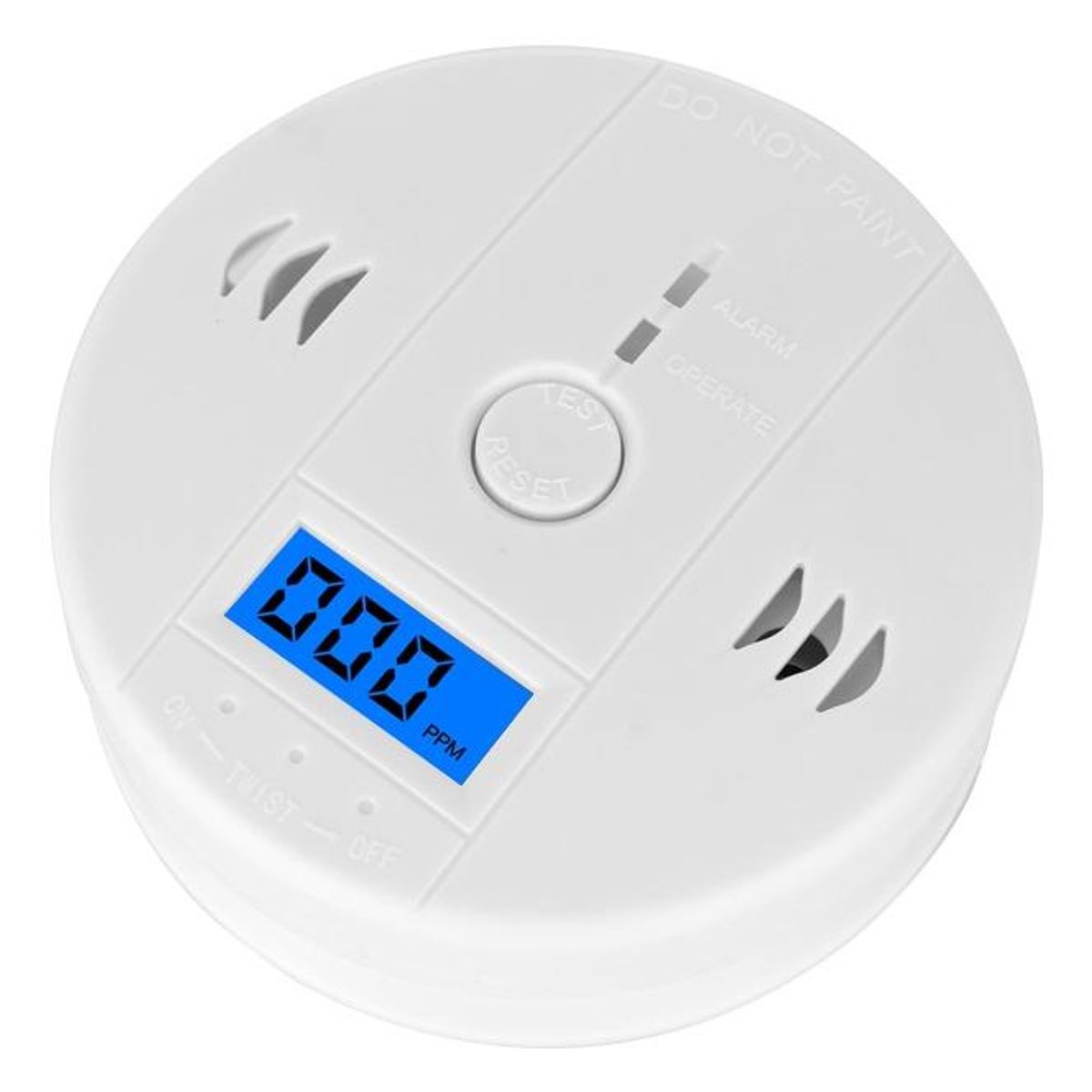 GENERICO - Detector de Monóxido de Carbono y Alarma de Seguridad