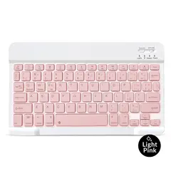 GENERICO - -Teclado Rosa Inalámbrico Portátil con Escritura Cómoda y Silenciosa