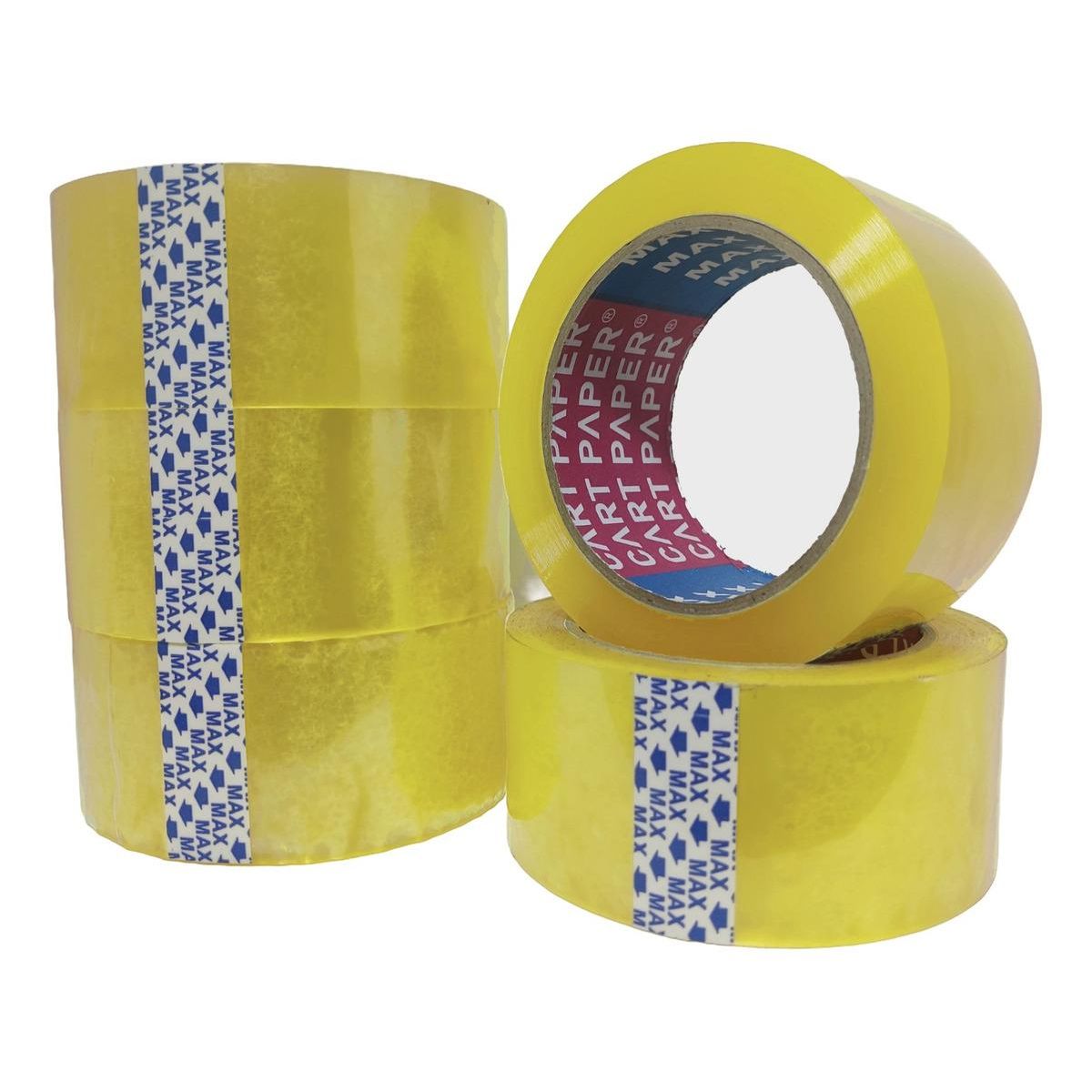 GENERICO - Cinta Adhesiva Ultra Resistente para Embalaje 5 Rollos 100m