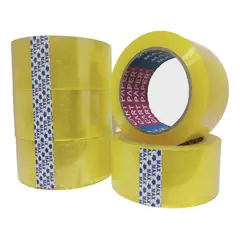 GENERICO - Cinta Adhesiva Ultra Resistente para Embalaje 5 Rollos 100m