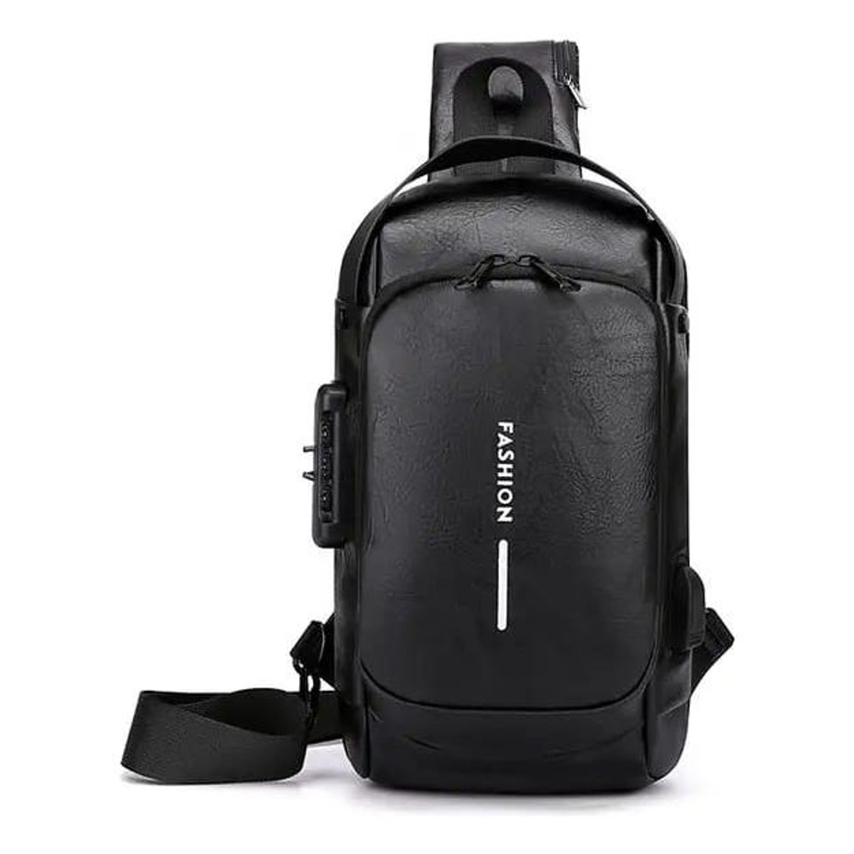 GENERICO - Bolso Bandolera Impermeable Antirrobo con Carga USB Unisex