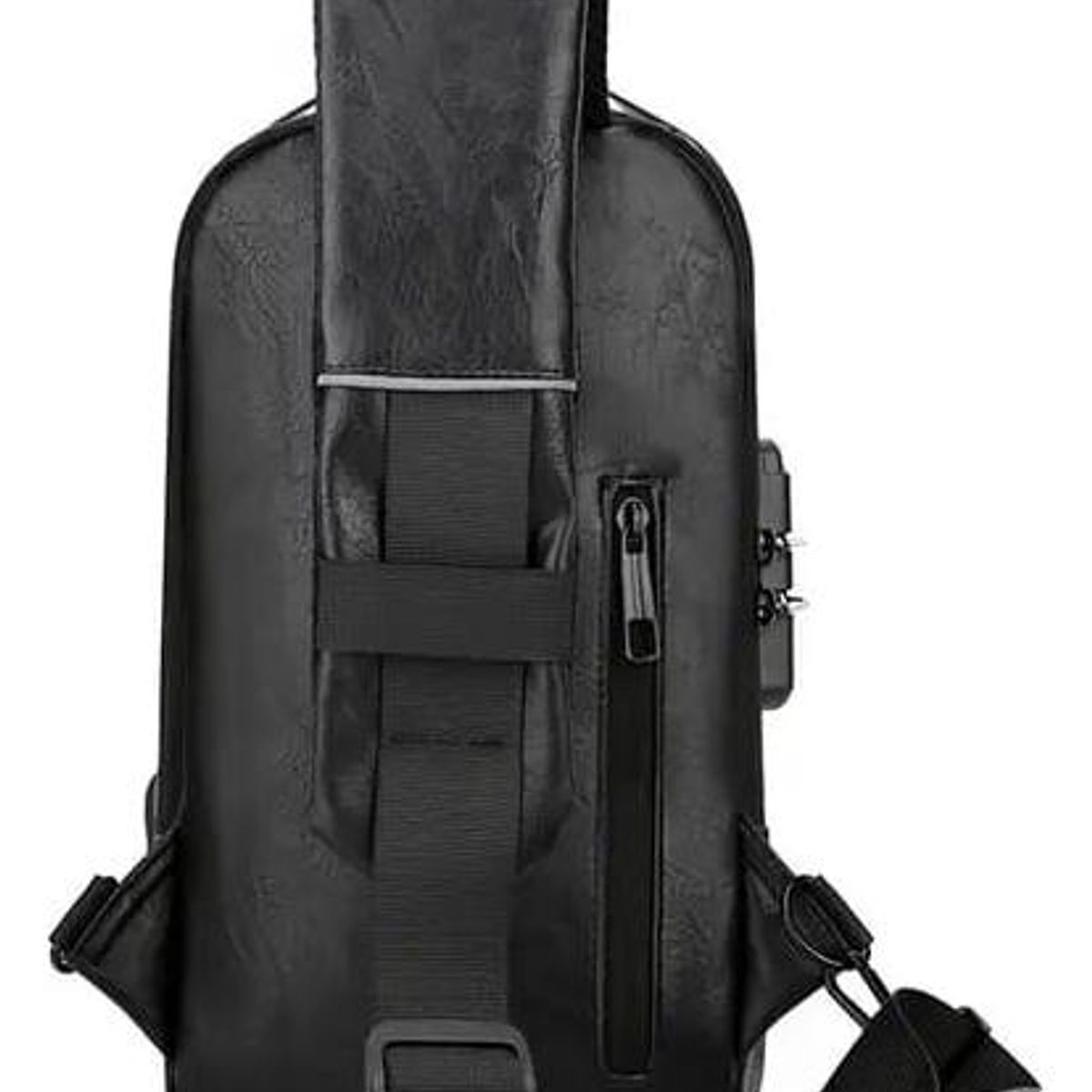 GENERICO - Bolso Bandolera Impermeable Antirrobo con Carga USB Unisex