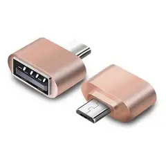 GENERICO - Pack de 10 Adaptadores OTG USB para Móviles y Tablets