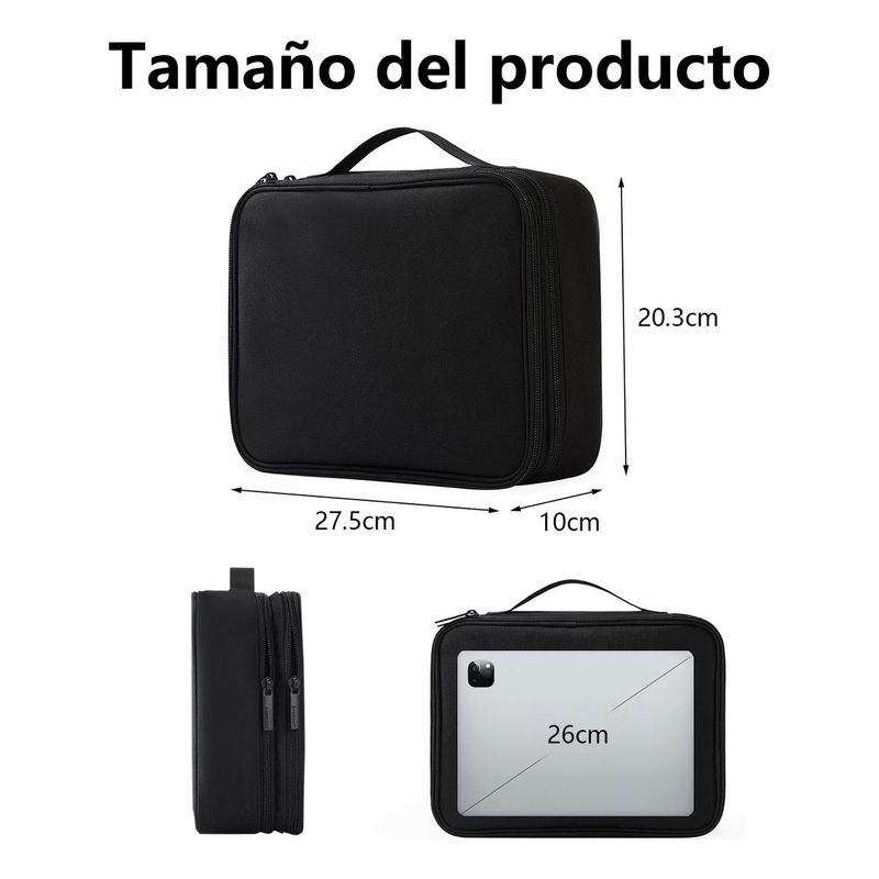 GENERICO - Organizador Portátil para Cables y Electrónicos Impermeable
