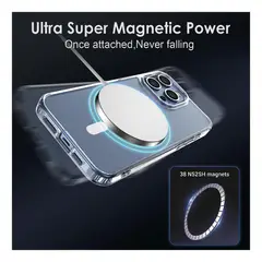 GENERICO - Funda Transparente con Carga Magsafe para iPhone 15 Pro Max