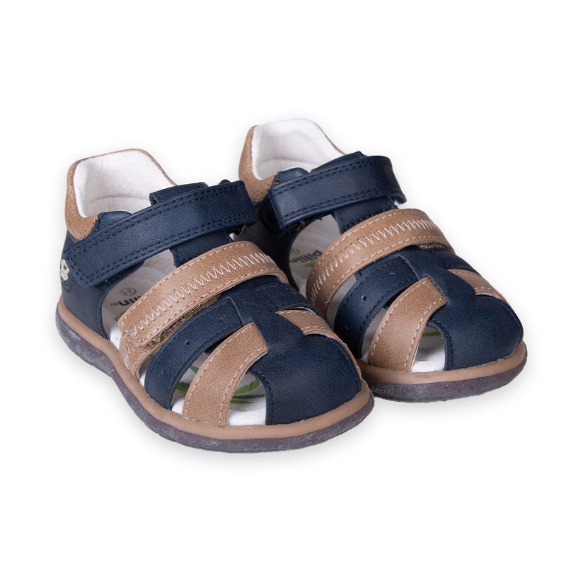 PILLIN - Sandalias Bebe Niño Azul Pillin PZC422-25AZU  - Azul