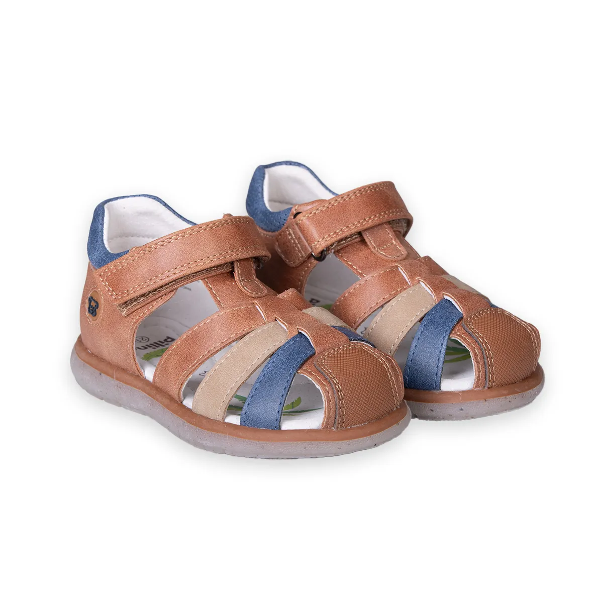 PILLIN - Sandalias Bebe Niño Café Pillin (PZC424-25CAF )