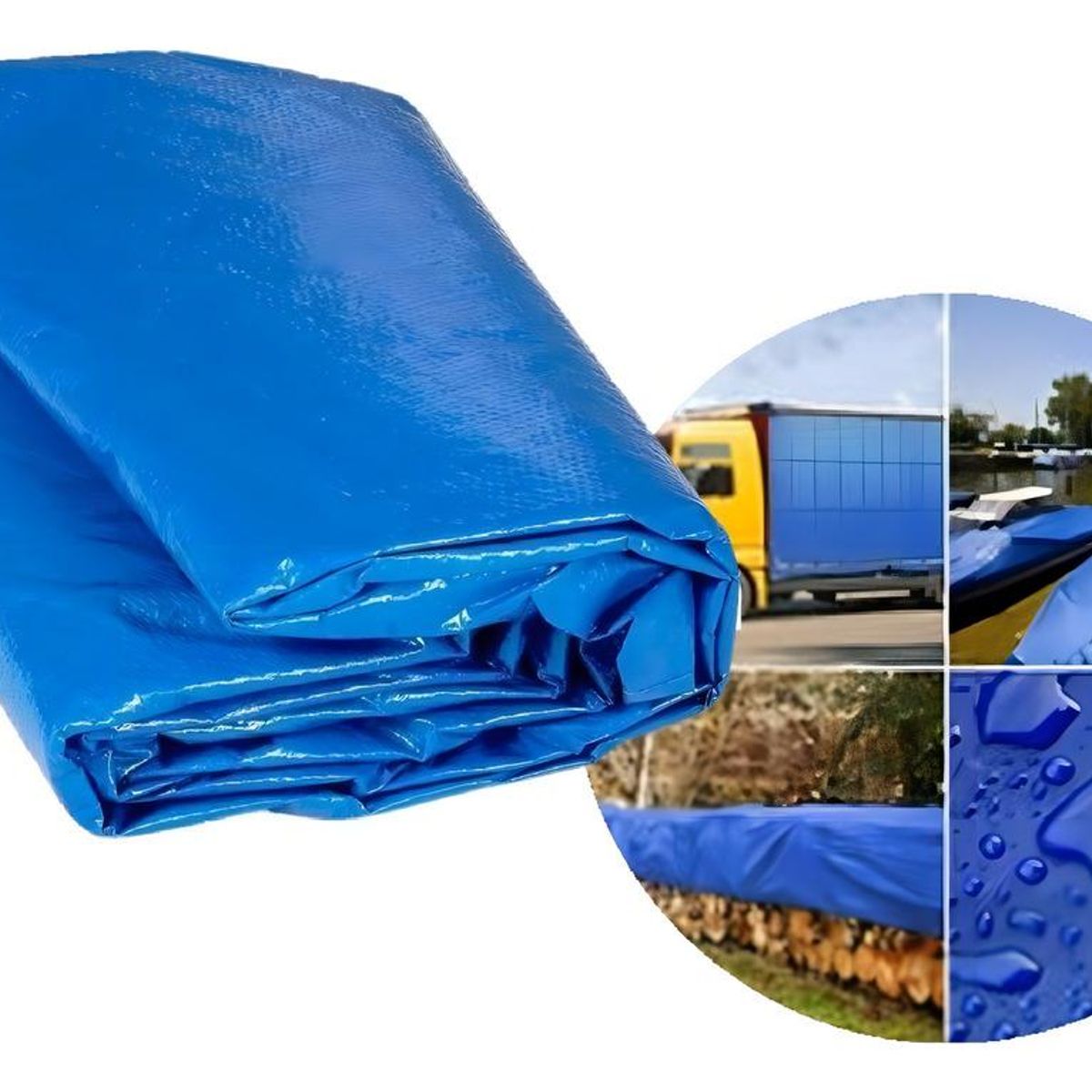 GENERICO - Cobertor Impermeable 4x5 M para Protección de Vehículos