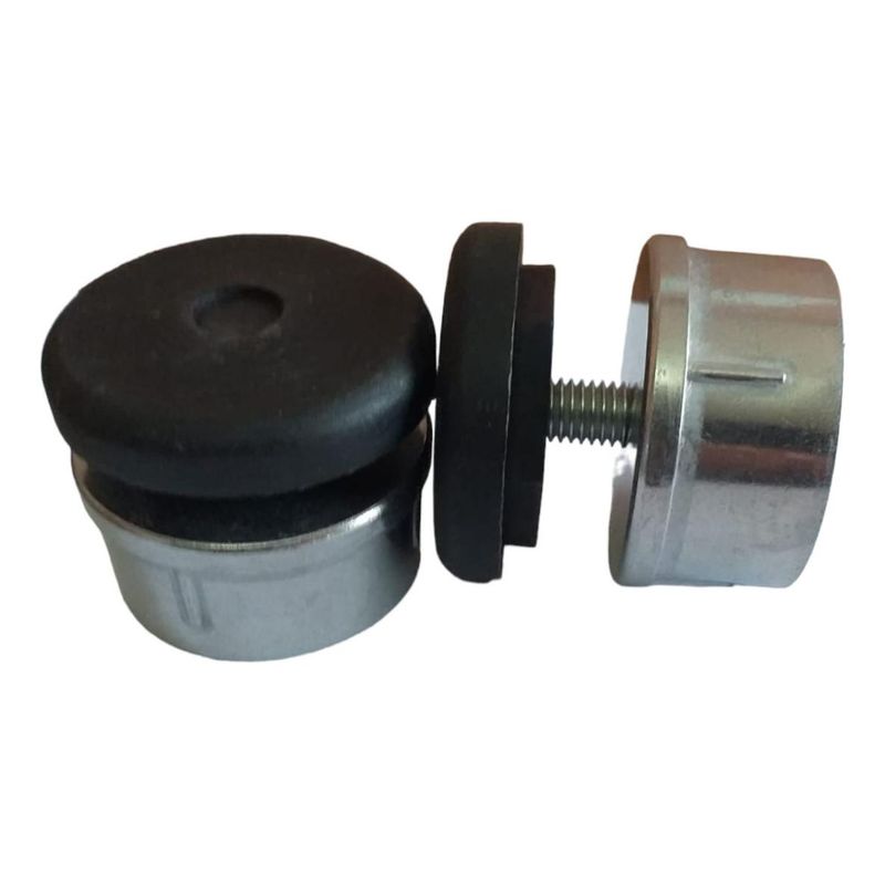 GENERICO - Patas Metálicas Ajustables para Muebles y Artefactos 4unidades