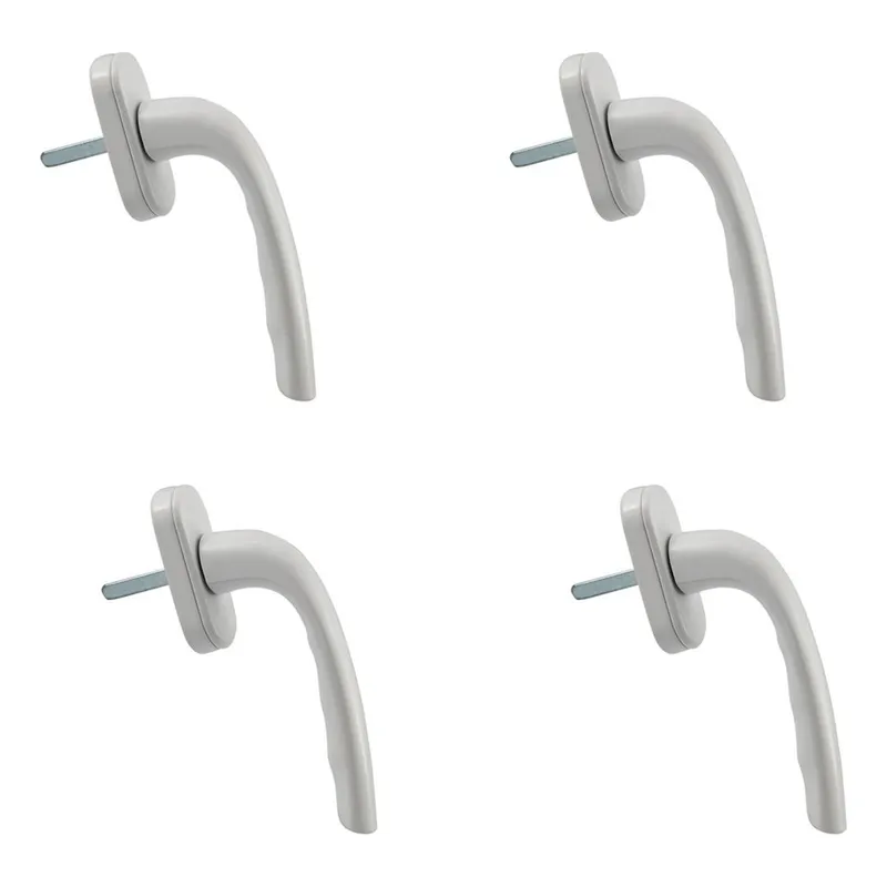 GENERICO - Manijas de Ventana Elegantes y Seguras 4 Piezas de Aluminio