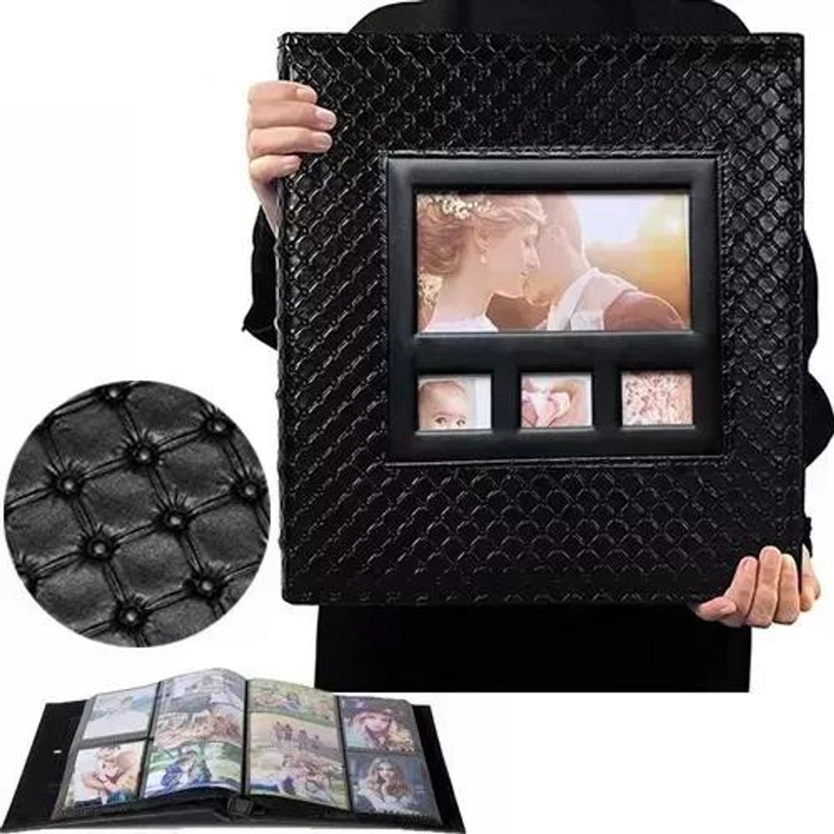 GENERICO - Álbum Familiar Grande para 600 Fotos con Diseño de Lujo