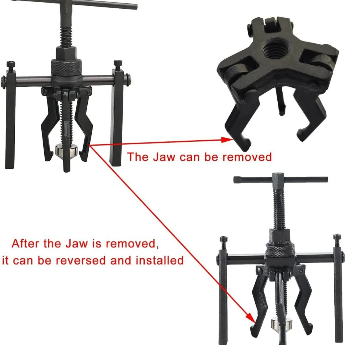GENERICO - Extractor de Rodamientos Interiores 12-38 mm 3 Mandíbulas