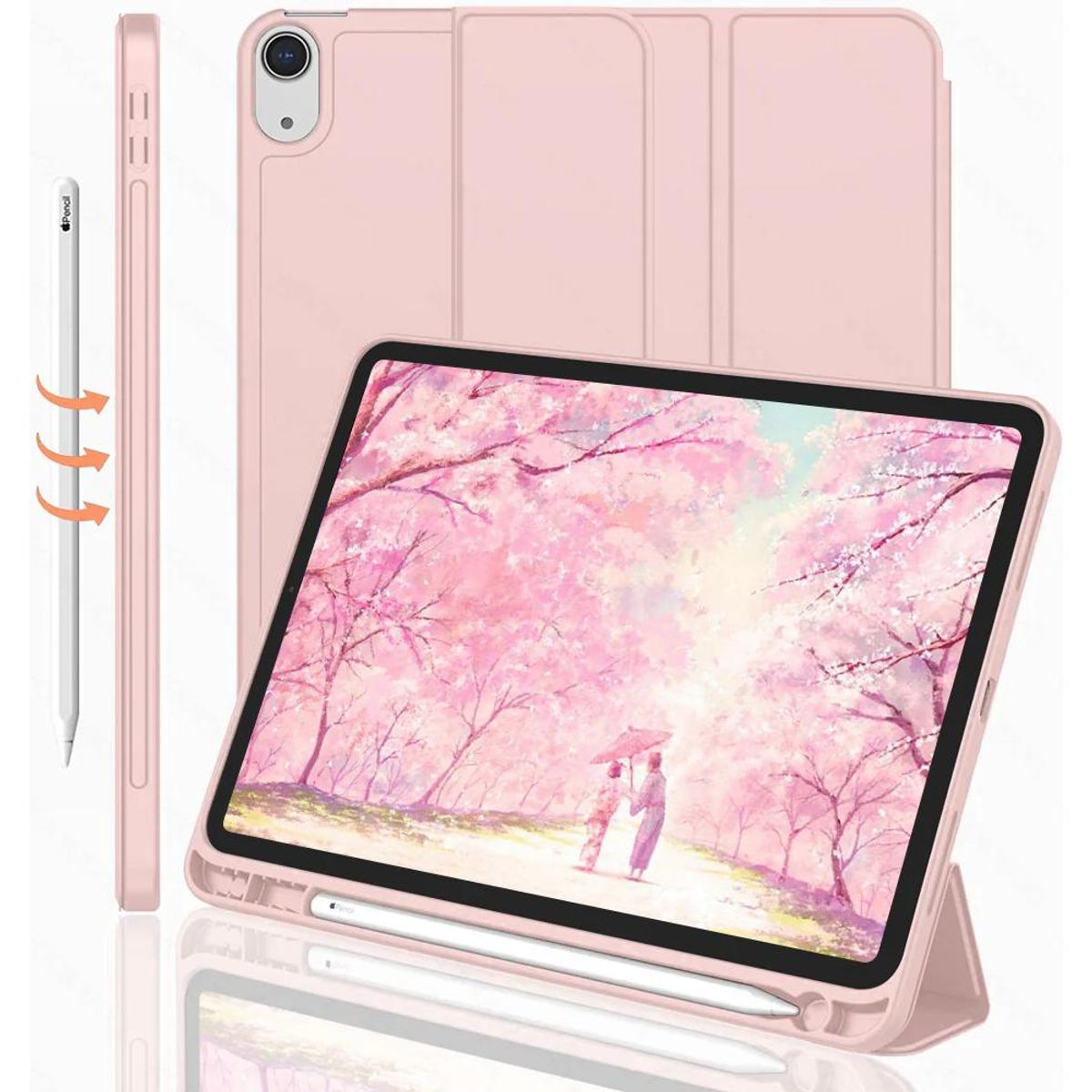 GENERICO - Funda Smart Case iPad 109 con Ranura para Lápiz