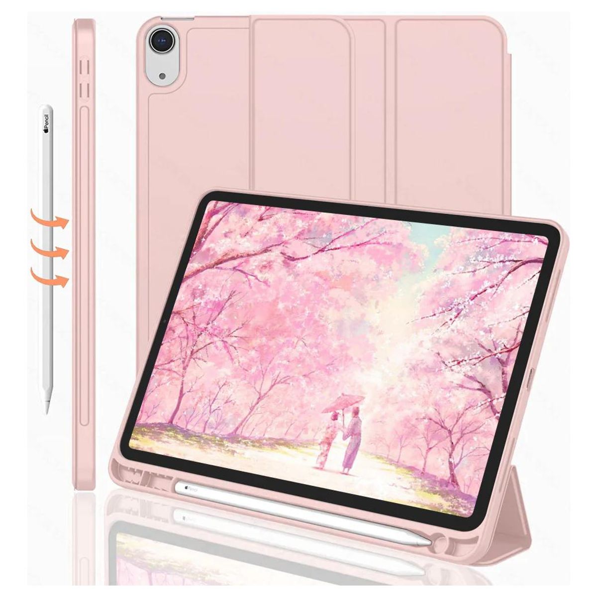 GENERICO - Funda Smart Case iPad 109 con Ranura para Lápiz