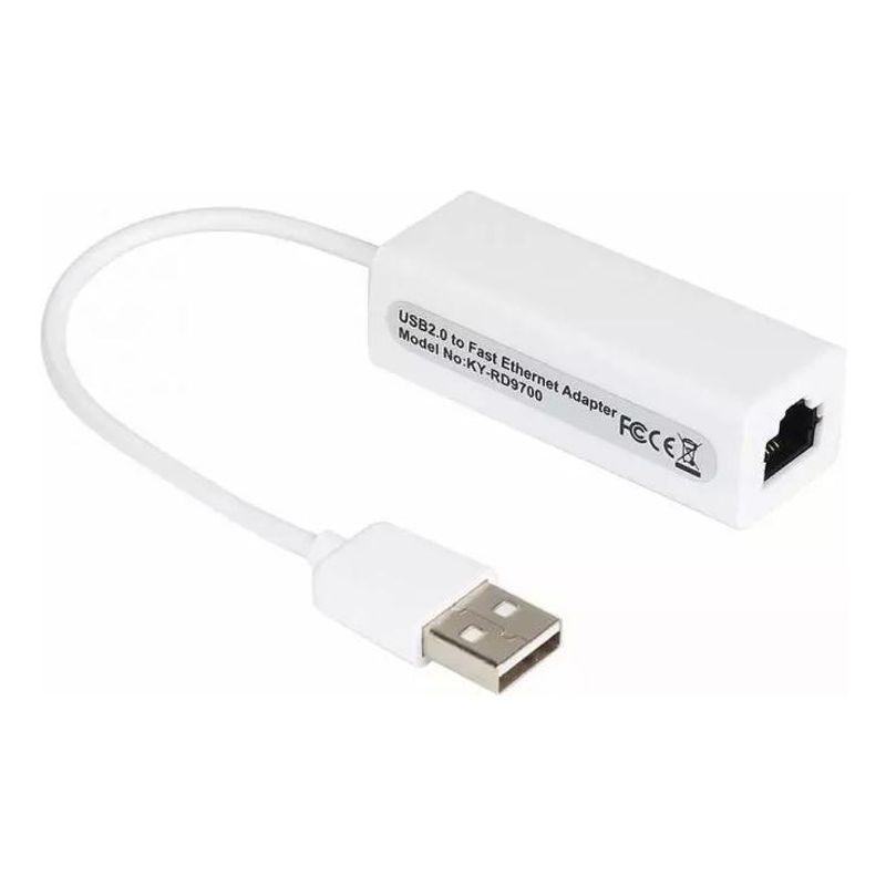 GENERICO - Adaptador USB 20 a RJ45 para conexión de red rápida