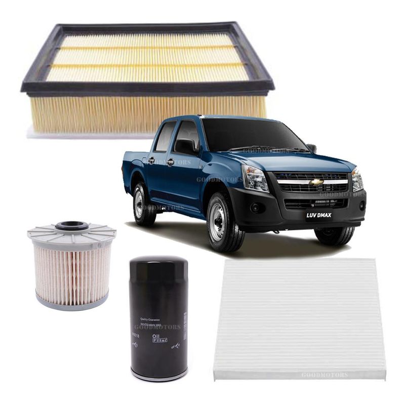 GENERICO - Filtro de Aire y Aceite para Chevrolet Dmax 25 2011-2014