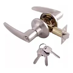 GENERICO - Cerradura de Manija Ajustable para Puerta Abatible y Segura