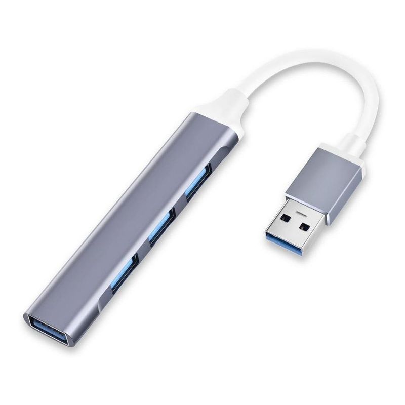 GENERICO - Hub USB Tipo C 4 en 1 con Alta Velocidad 5 Gbps