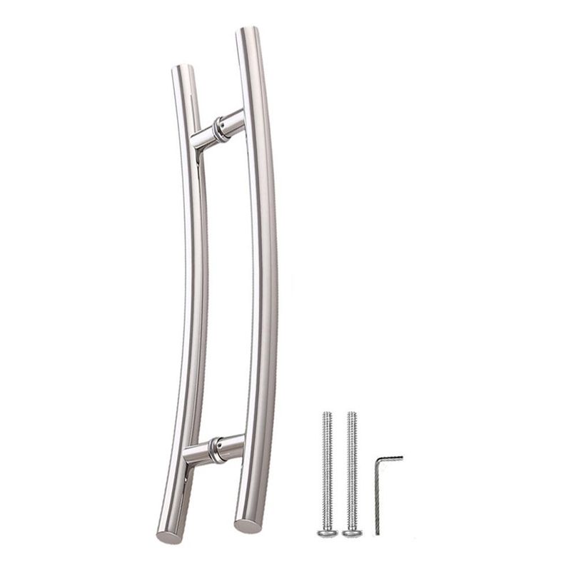 GENERICO - Manija Doble de Acero Inoxidable para Puertas Modernas 100cm