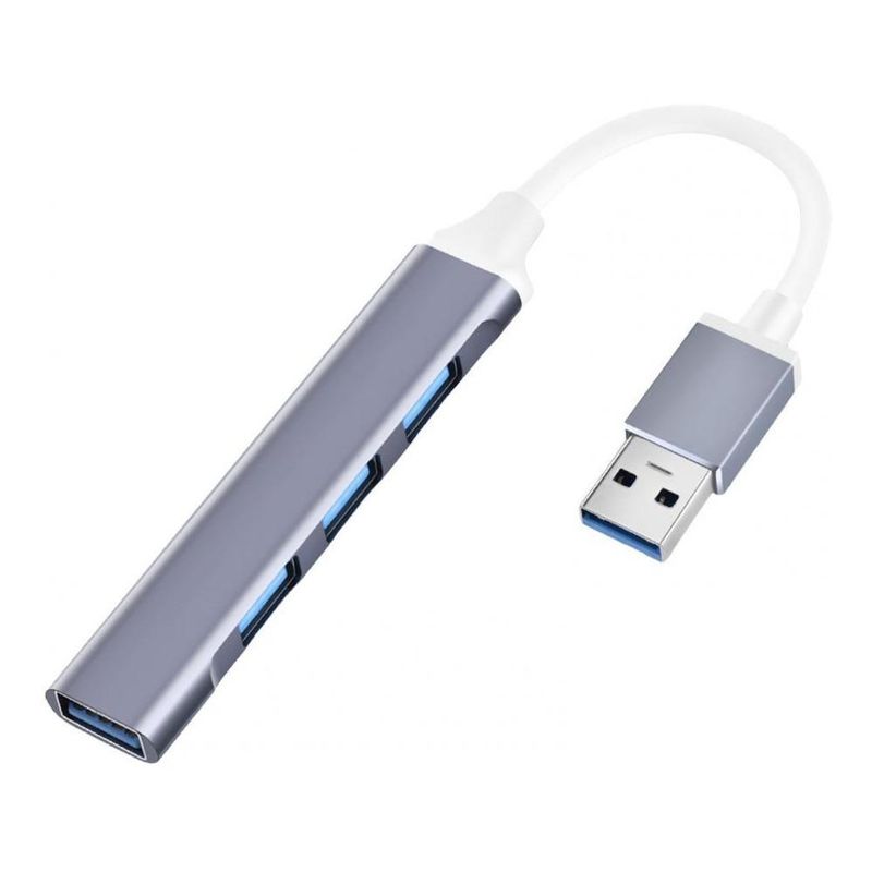 GENERICO - Hub USB 30 de 4 Puertos Alta Velocidad y Protección