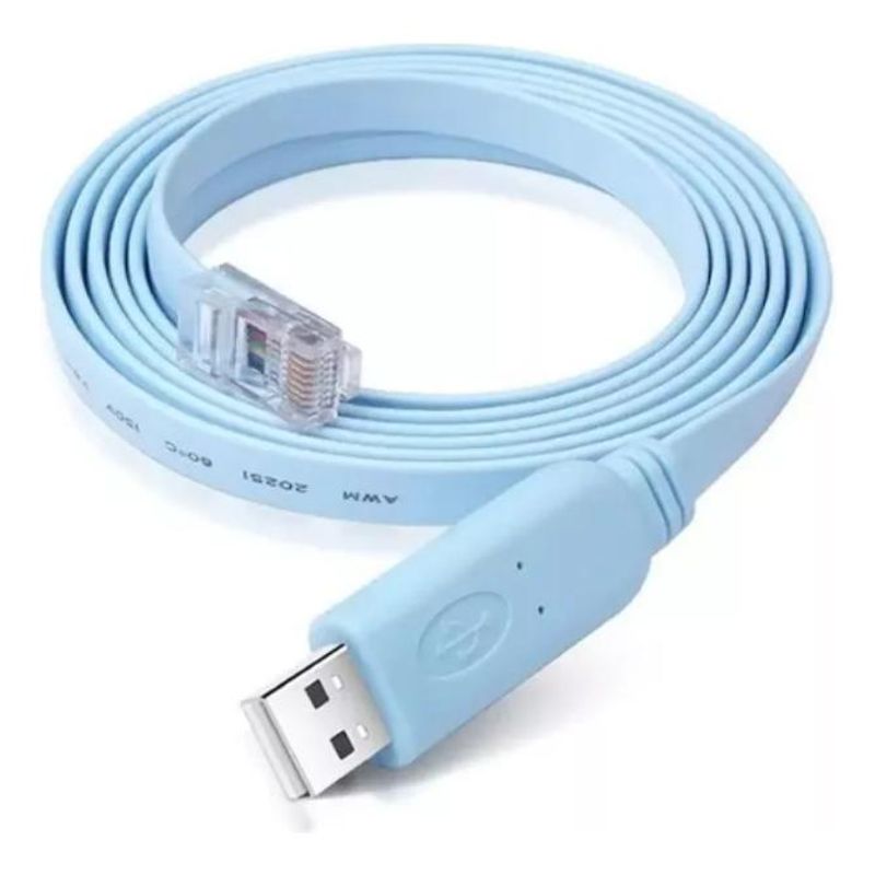 GENERICO - Cable USB a RJ45 de 1 metro para Consolas Conexión Directa