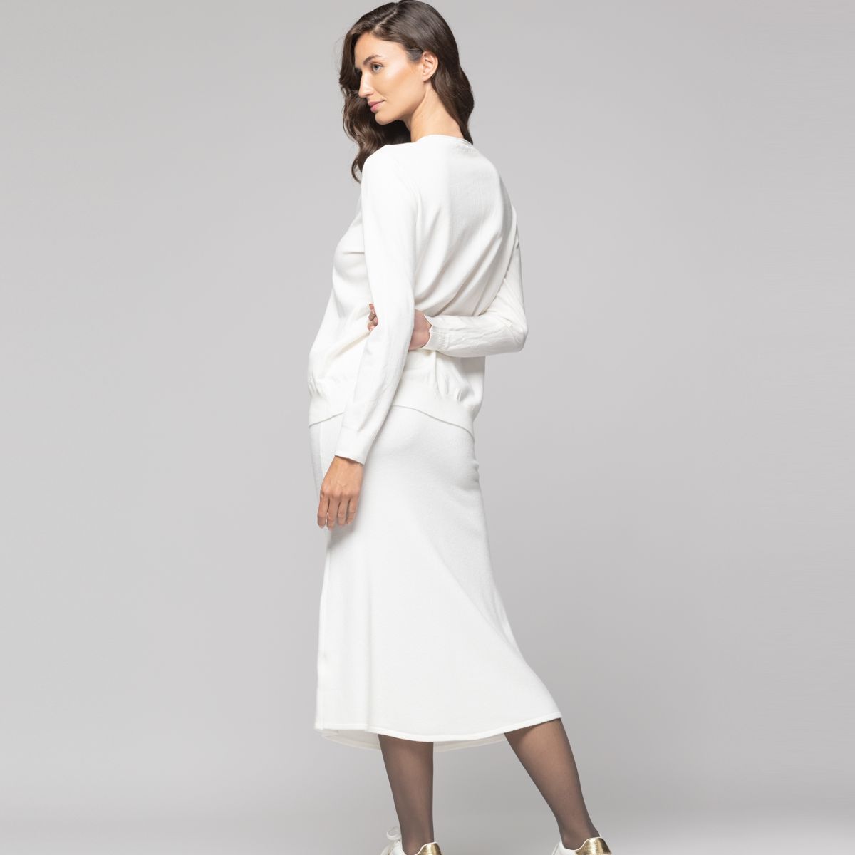 LINEATRE - Sweater Mujer Yliana Blanco Lineatre