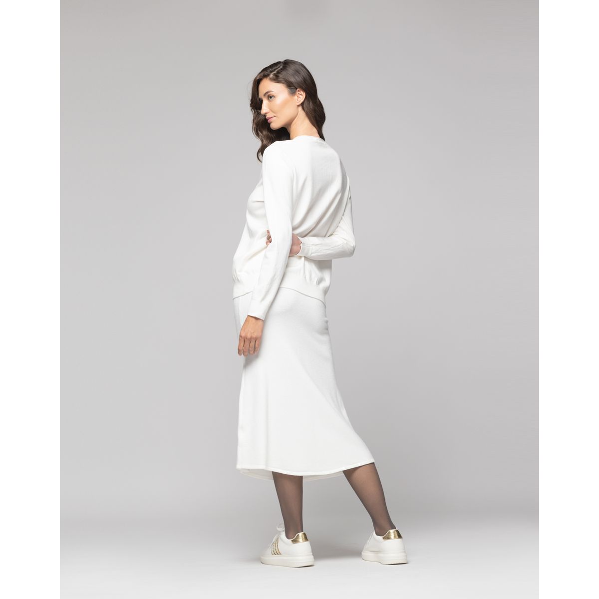 LINEATRE - Sweater Mujer Yliana Blanco Lineatre