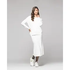 LINEATRE - Sweater Mujer Yliana Blanco