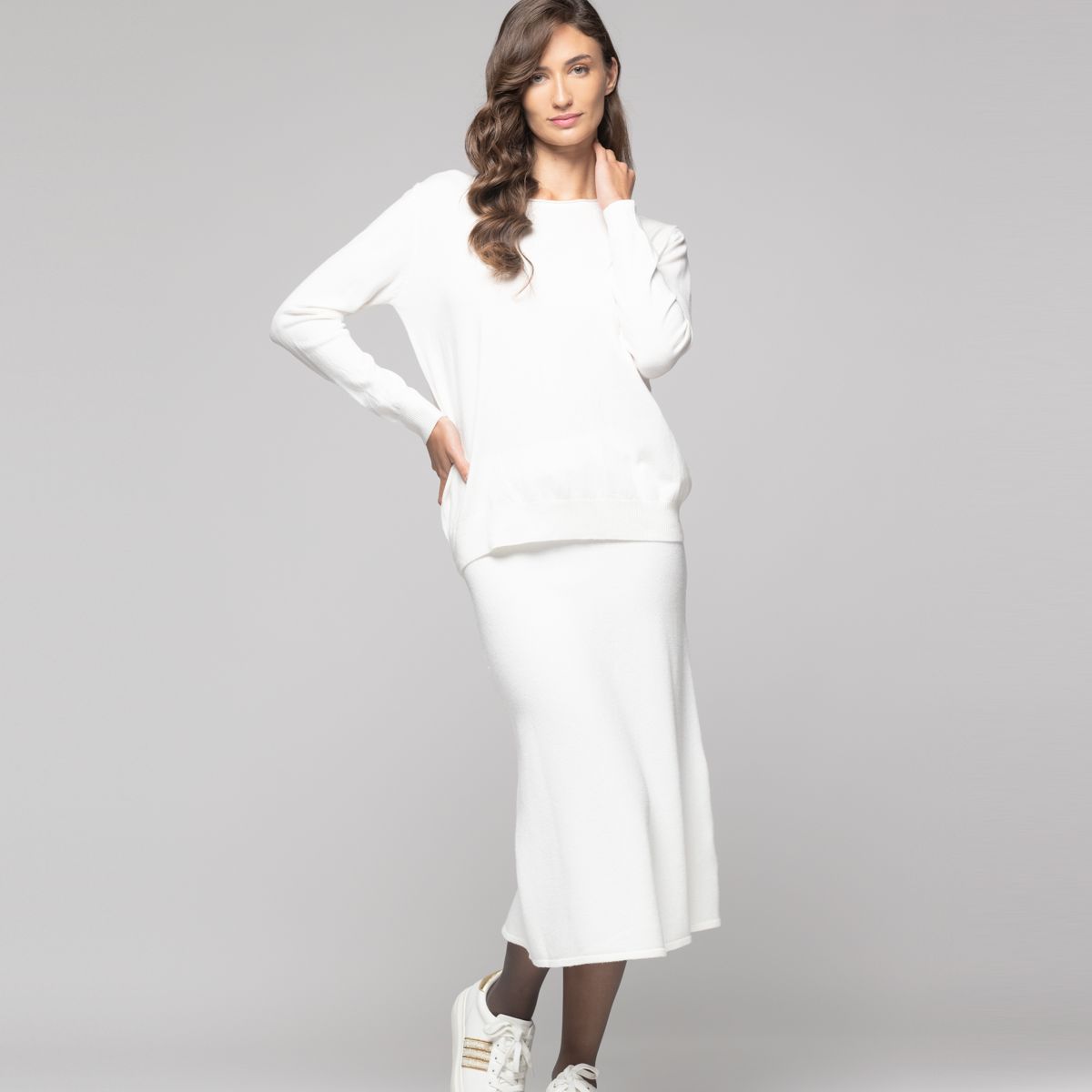 LINEATRE - Sweater Mujer Yliana Blanco Lineatre