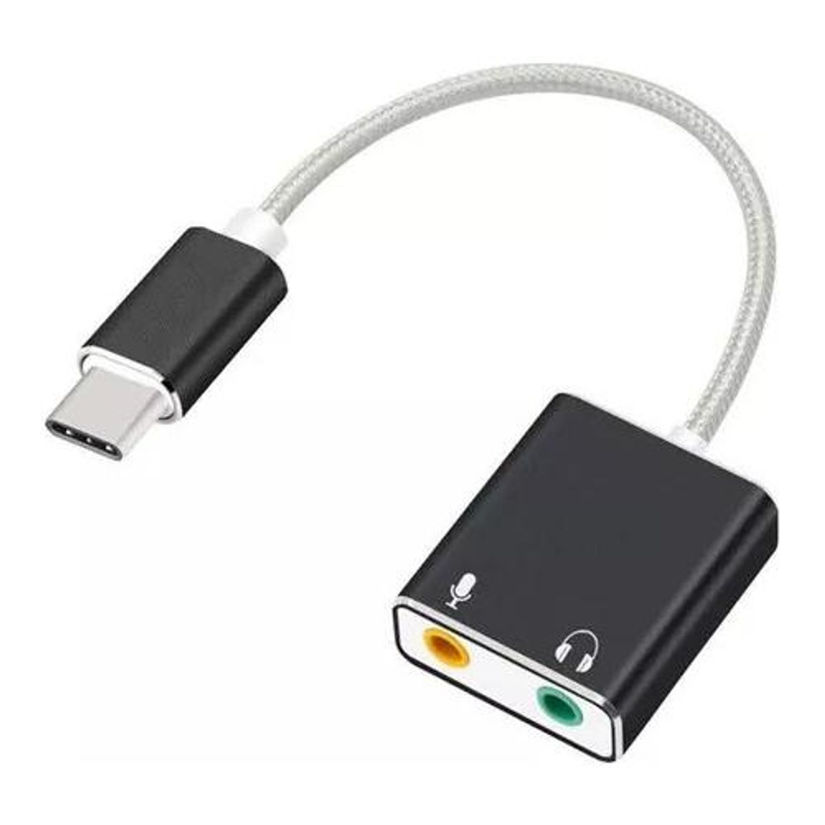 GENERICO - Adaptador de Audio USB Tipo C con Salida 35mm y Micrófono