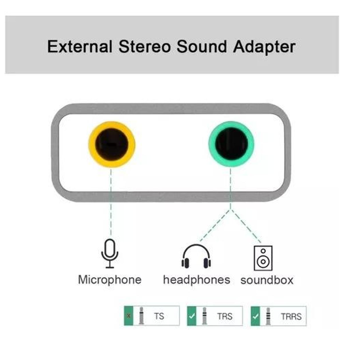 GENERICO - Adaptador de Audio USB Tipo C con Salida 35mm y Micrófono