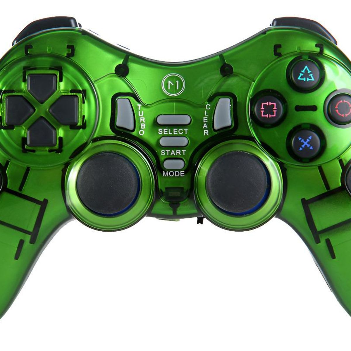 GENERICO - Game Pad USB Inalámbrico con Vibración y Doble Shock