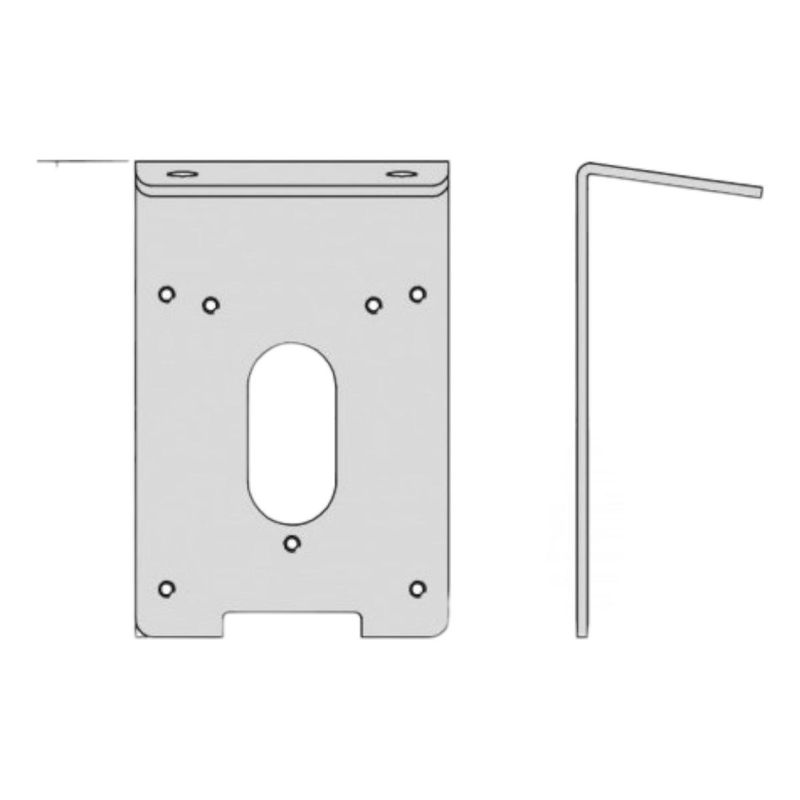 GENERICO - Placa Vertical de Seguridad para Cerradura Resistente