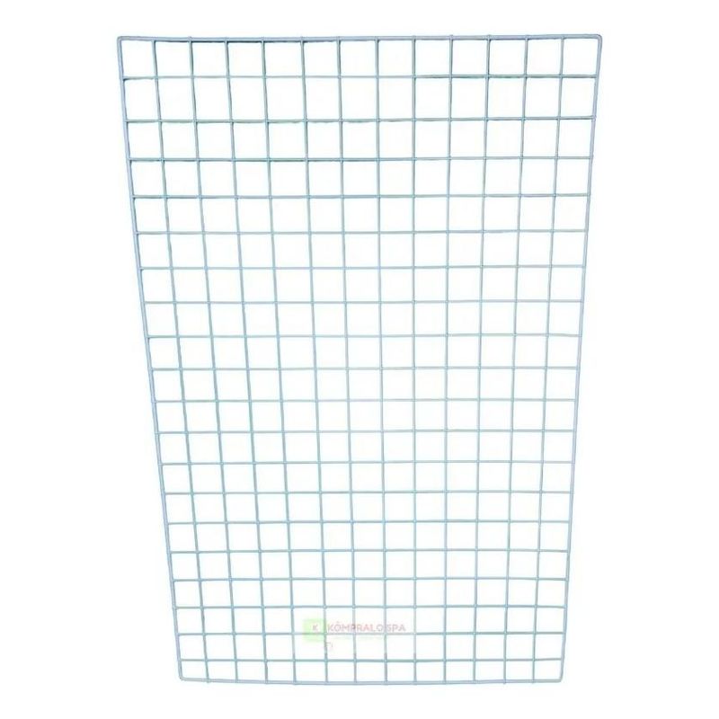 GENERICO - Exhibidor Metálico Blanco para Ropa y Accesorios 80x40 cm