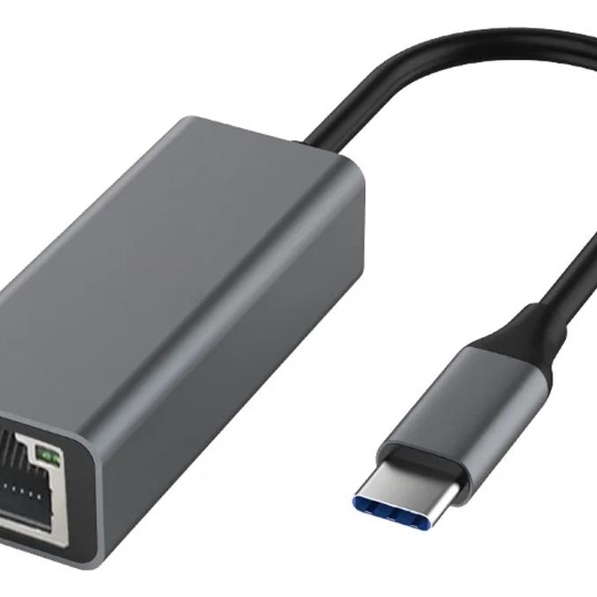GENERICO - Adaptador Compacto USB-C a Ethernet 1 Gbps Versátil