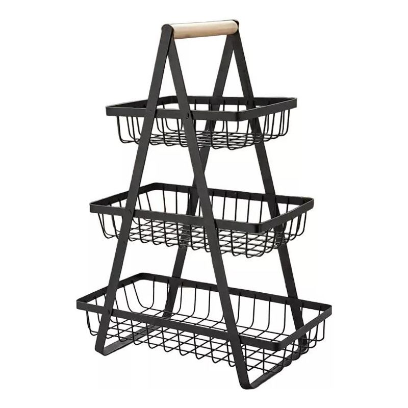 GENERICO - Estante Triangular de 3 Niveles para Frutas y Verduras
