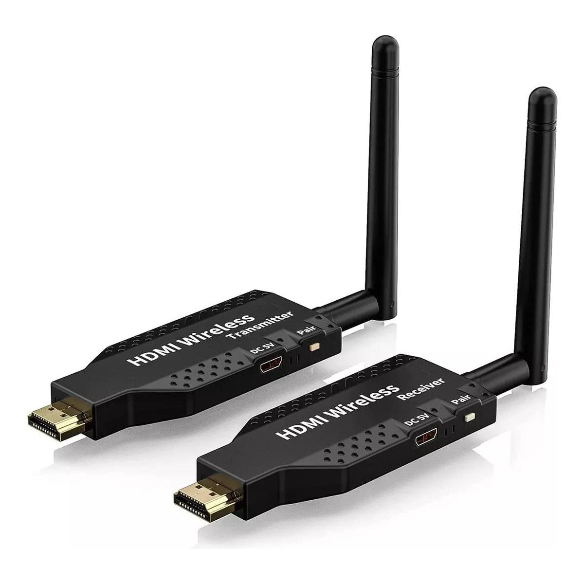 GENERICO - Extensor HDMI Inalámbrico hasta 50 metros 1080p de calidad