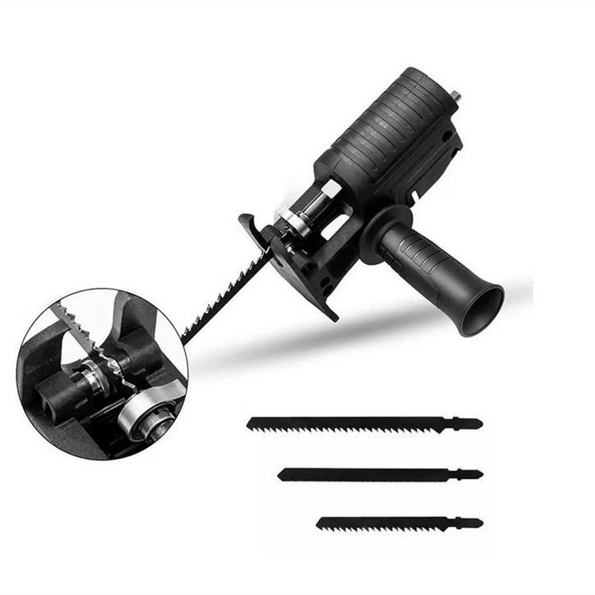 GENERICO - Convertidor de Taladro a Sierra para Cortes Versátiles