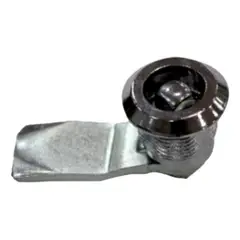 GENERICO - Chapa Cuadrada Cromada para Cerraduras de Tablero