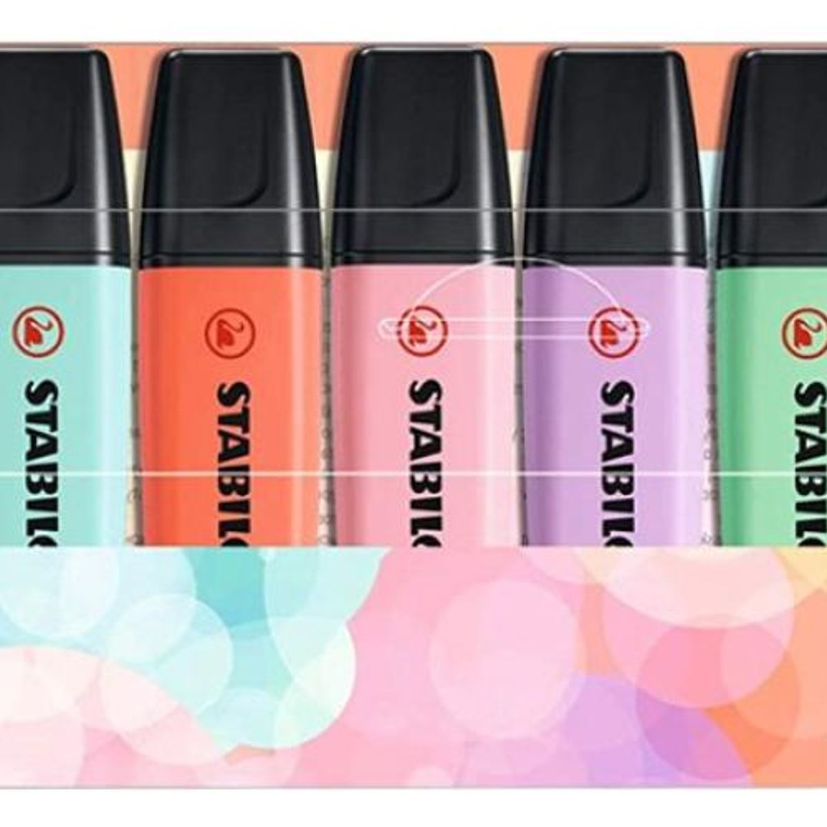 GENERICO - Resaltadores Pastel en Wallet de 8 Colores Sin Vencimiento