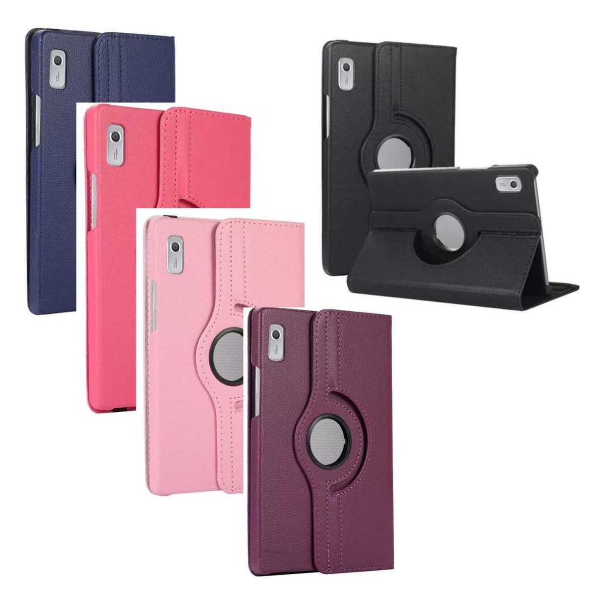 GENERICO - Funda Giratoria de Cuerina para Tablet Lenovo M9 9